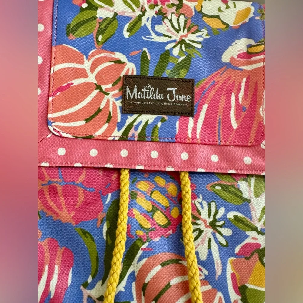 New! Matilda Jane Beach Day Swim Floral Kids Backpack